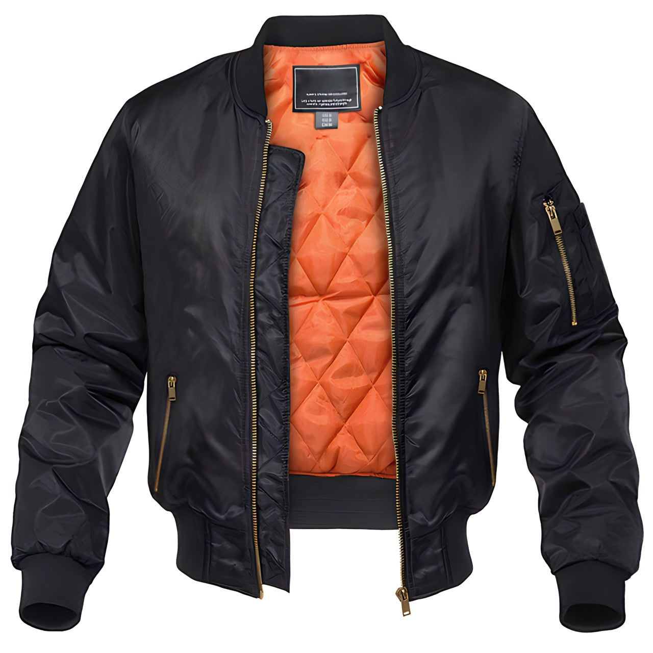 Bomber uomo classico – giacca stile aviatore con zip