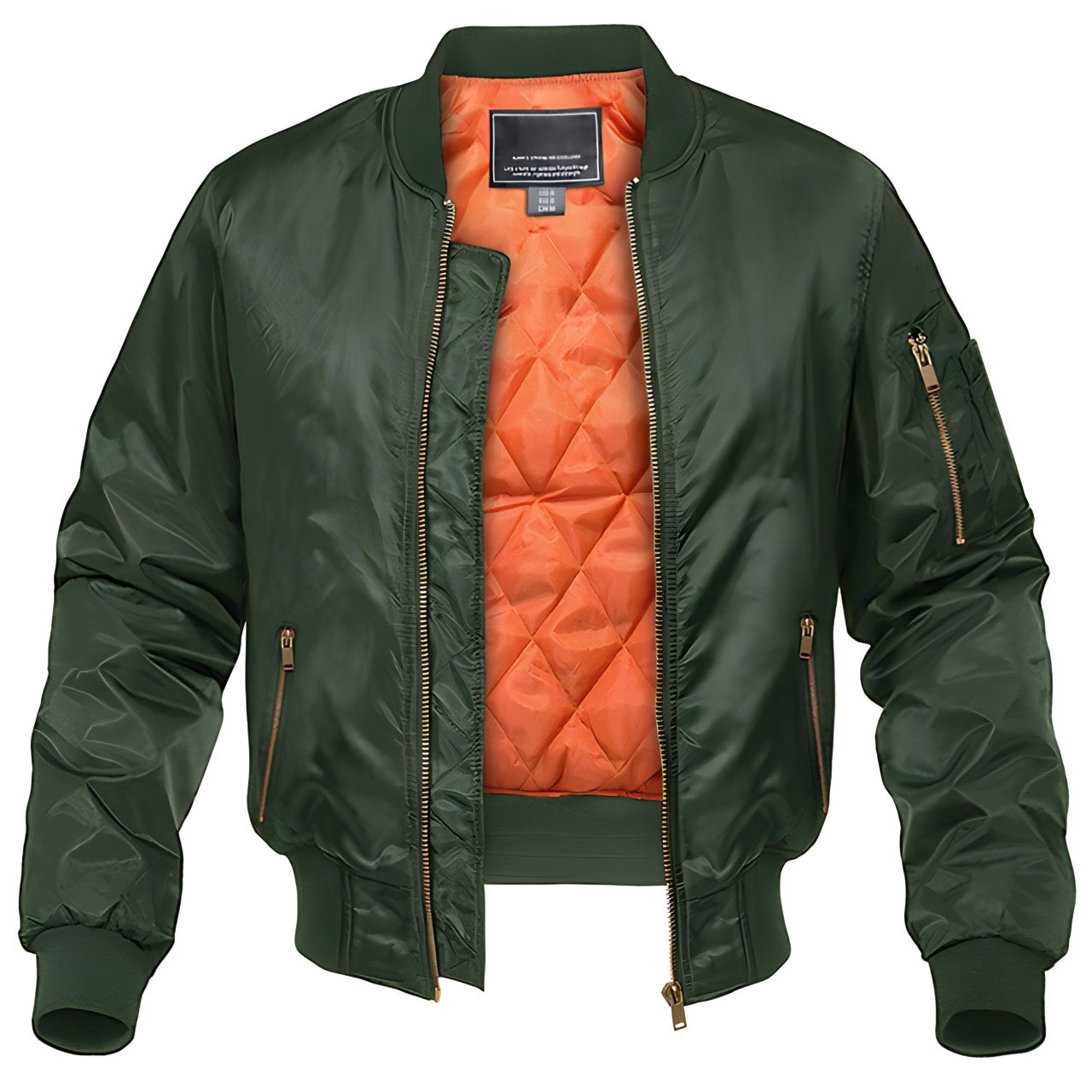 Bomber uomo classico – giacca stile aviatore con zip