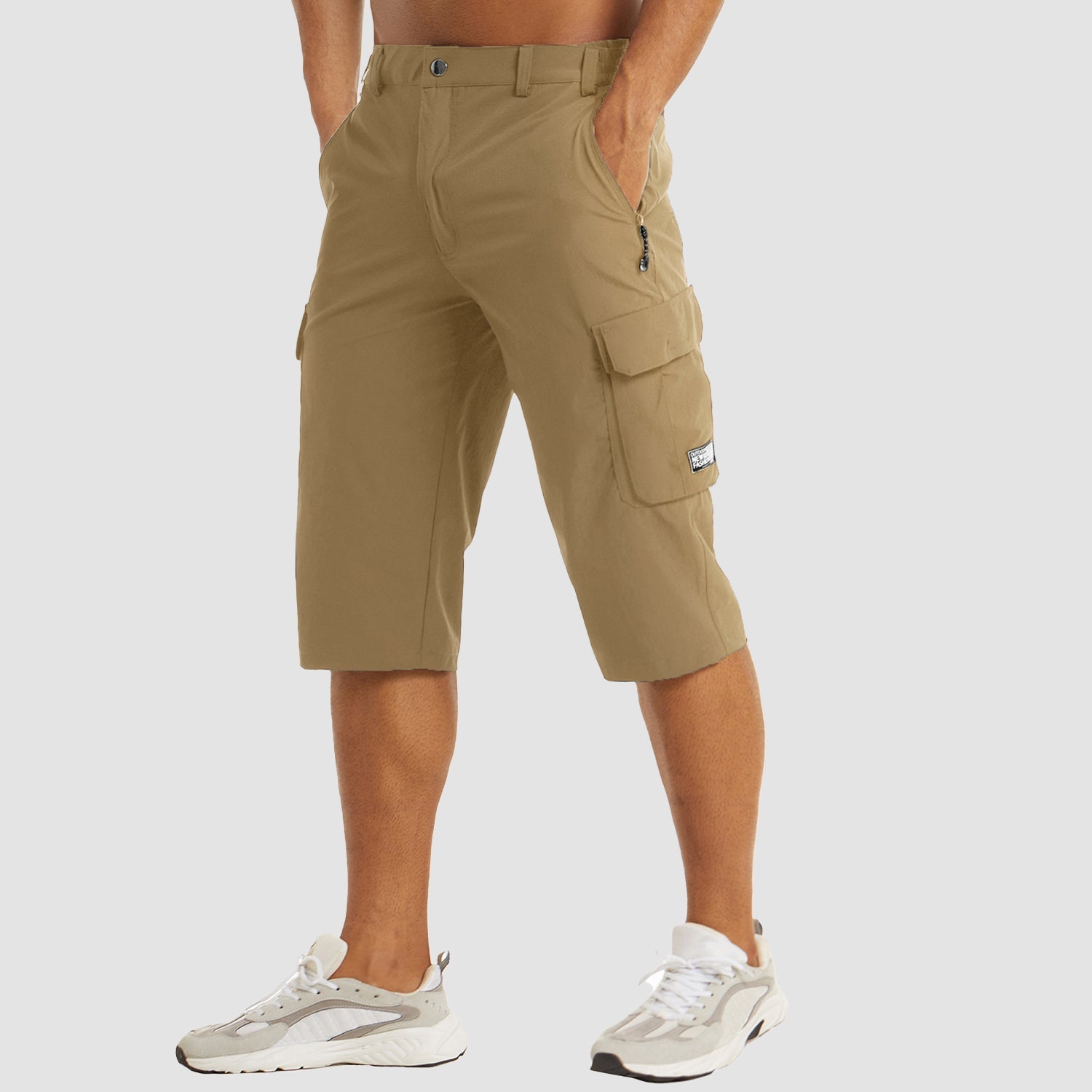 Pantaloncini cargo da uomo ad asciugatura rapida: leggeri, traspiranti, elasticizzati, adatti per escursioni e viaggi