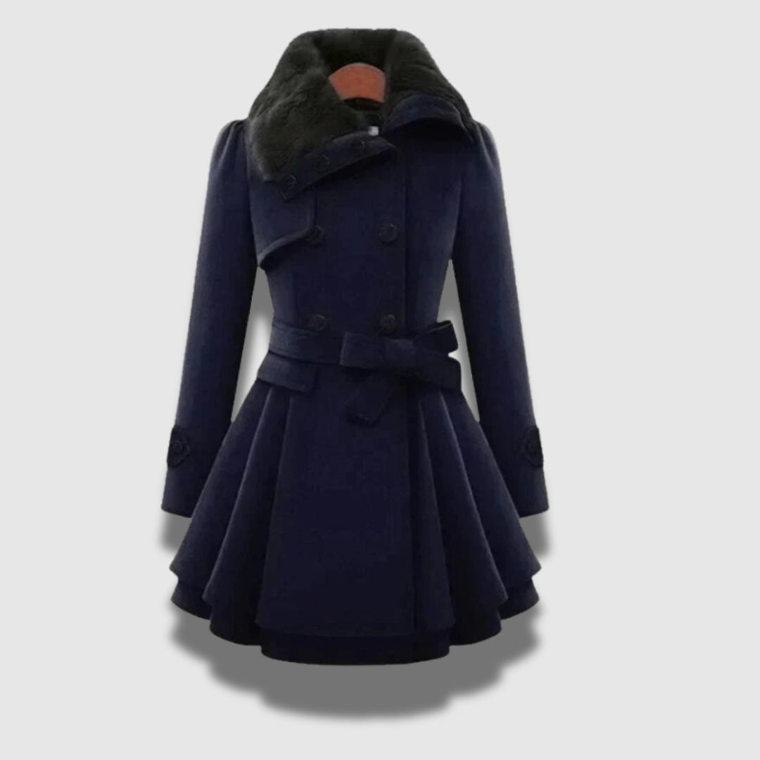 Cappotto trench lungo ed elegante da donna di qualità superiore