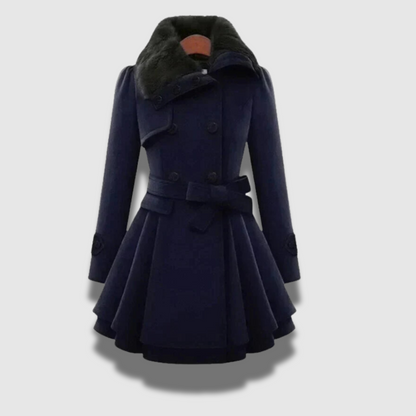Cappotto trench lungo ed elegante da donna di qualità superiore
