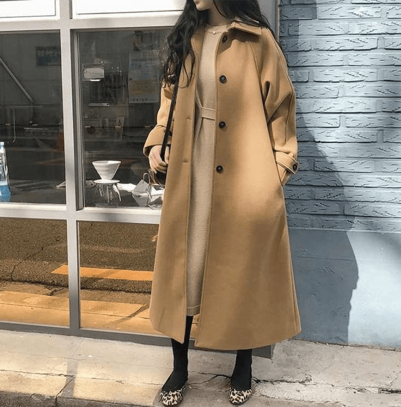 Cappotto lungo trench da donna invernale - Comodo ed elegante