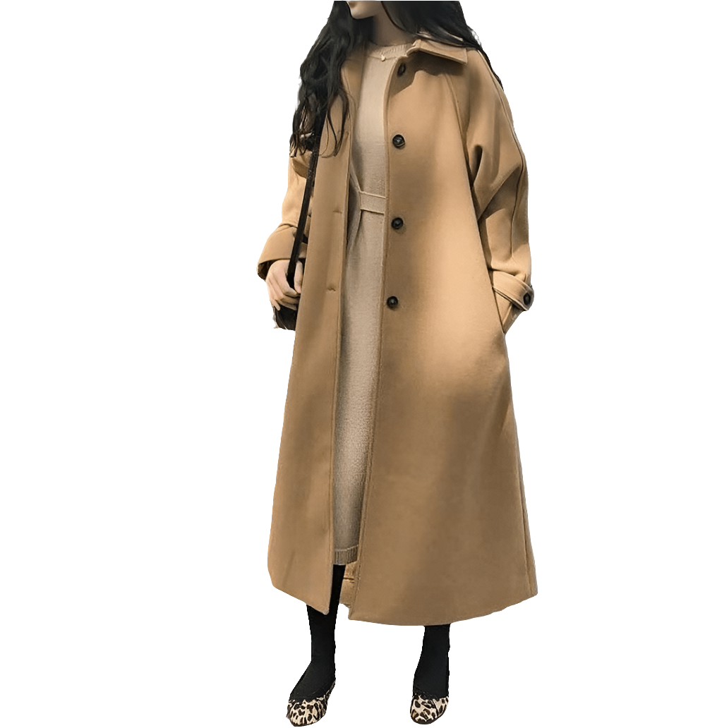 Cappotto lungo trench da donna invernale - Comodo ed elegante