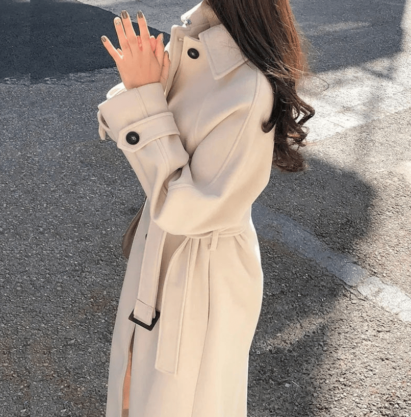 Cappotto lungo trench da donna invernale - Comodo ed elegante