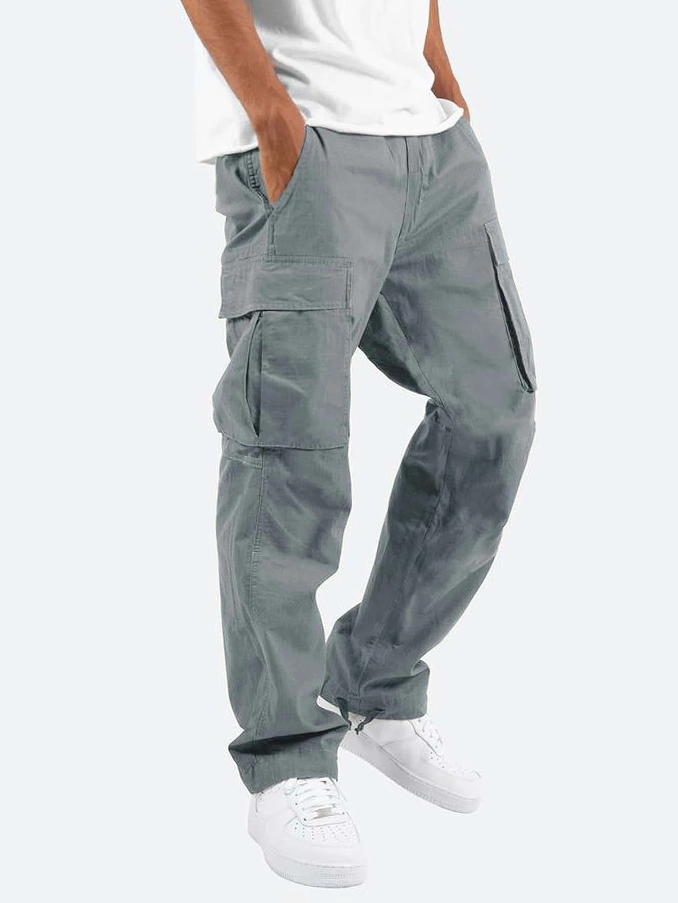 Pantaloni cargo da uomo resistenti - vestibilità flessibile ed elegante