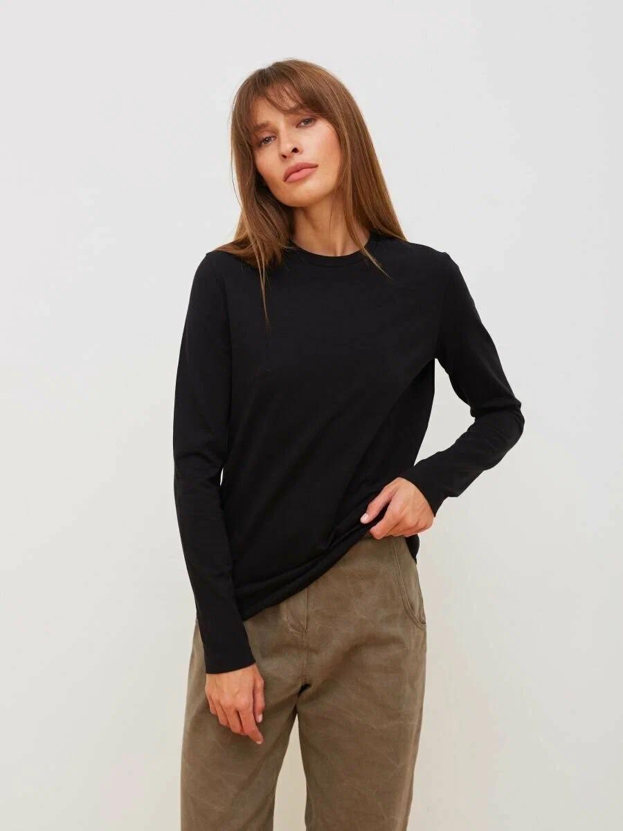 T-shirt a maniche lunghe da donna - Top casual moderno ed elegante