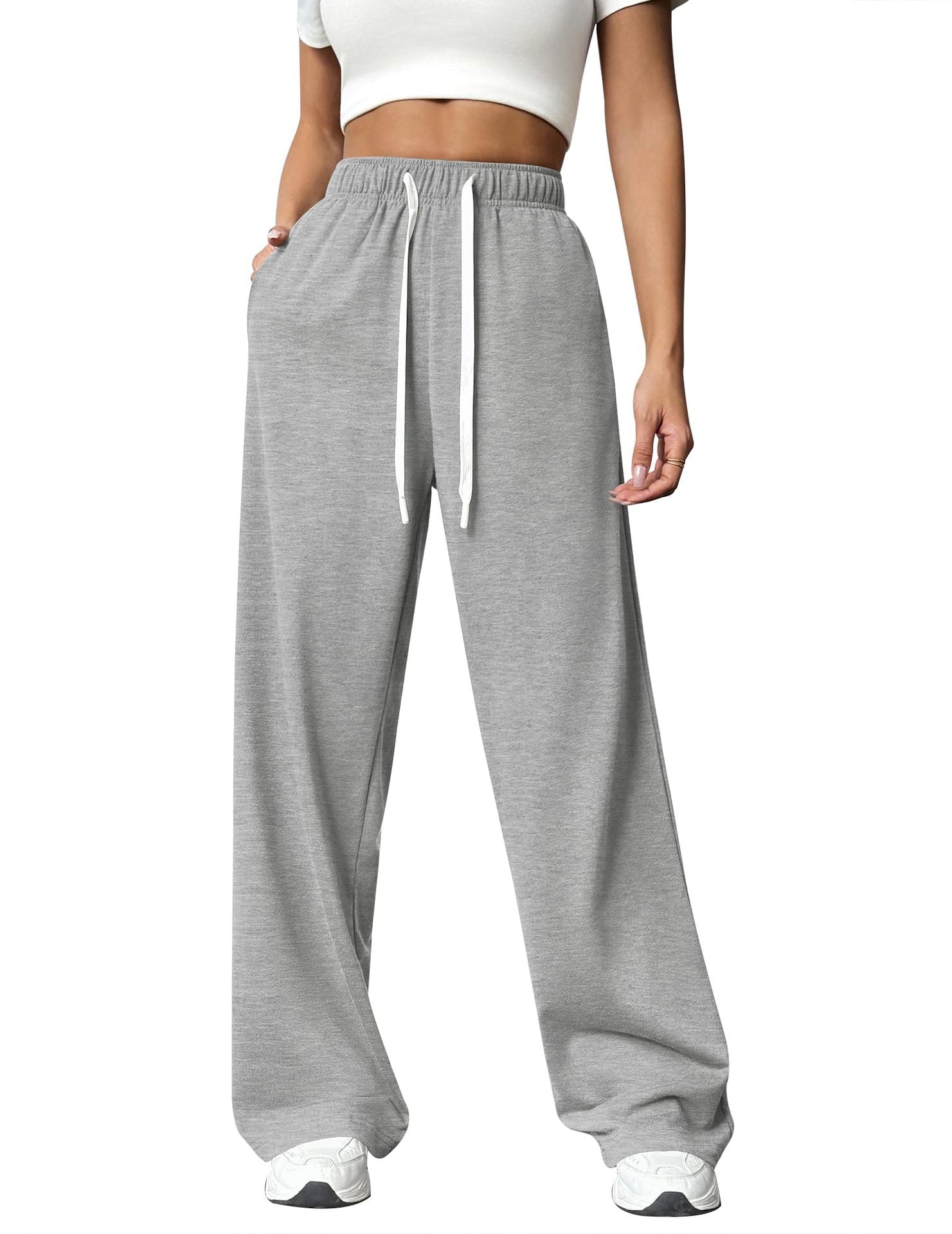 Pantaloni jogger comodi a vestibilità ampia da donna – Casual rilassati