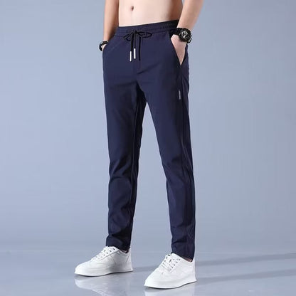 Pantaloni da golf elasticizzati sartoriali di qualità superiore da uomo