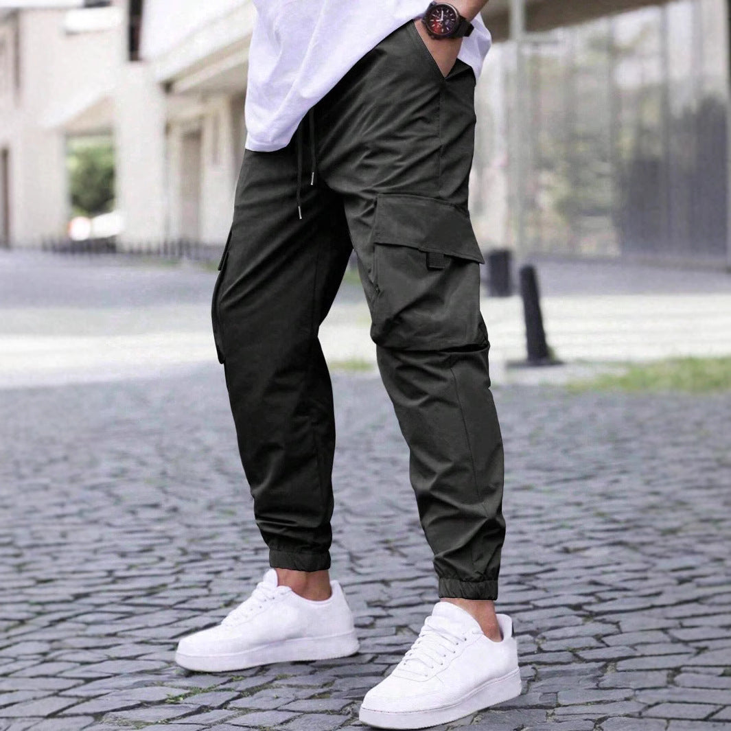 Pantaloni cargo da uomo moderni e slim fit - Pantaloni multiuso resistenti