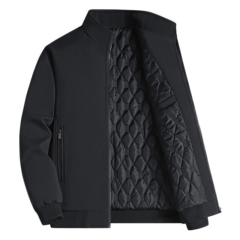 Giacca Trapuntata Geometrica da Uomo – Vestibilità Regolare Casual e Confortevole