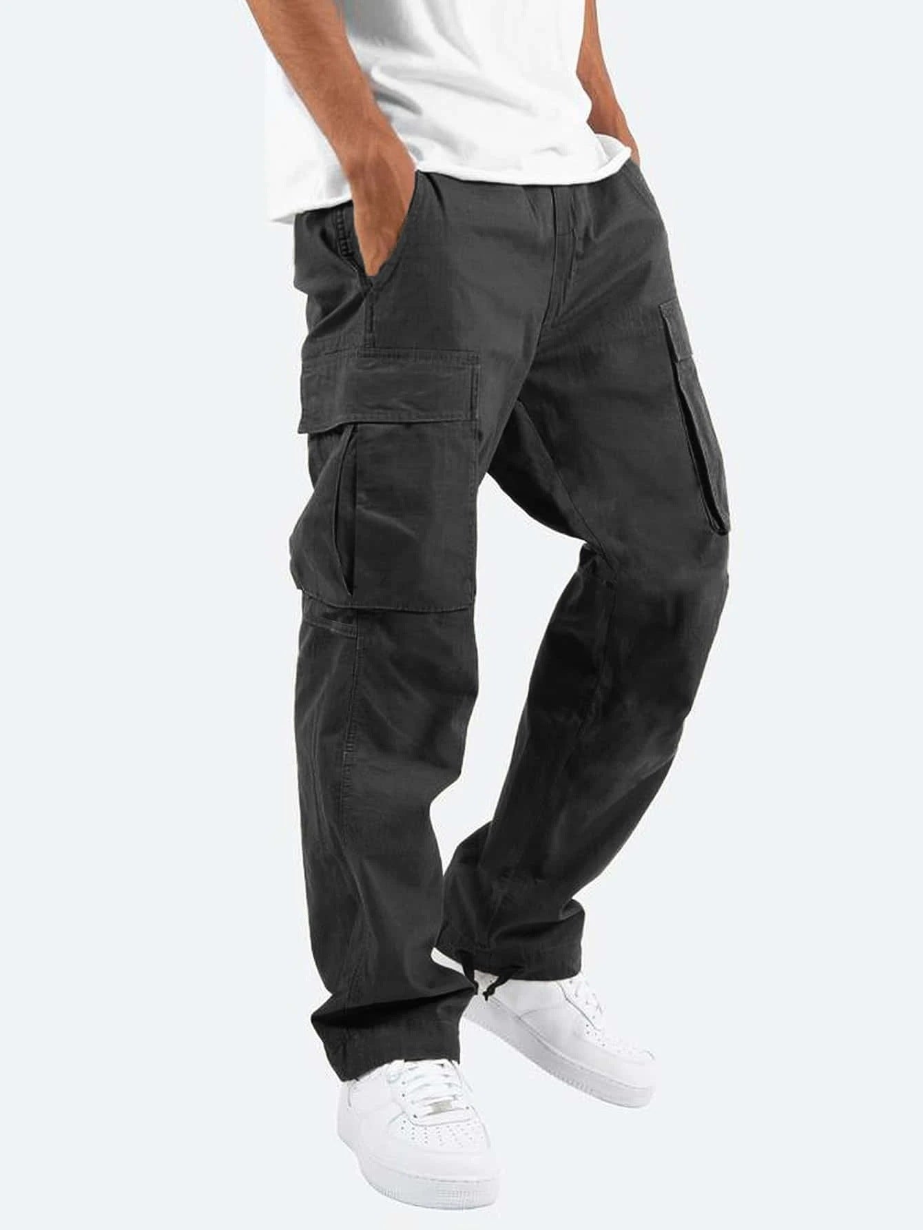 Pantaloni cargo da uomo resistenti - vestibilità flessibile ed elegante