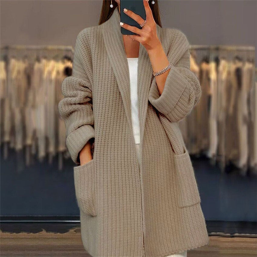 Cardigan a maniche lunghe da donna alla moda | Casuale