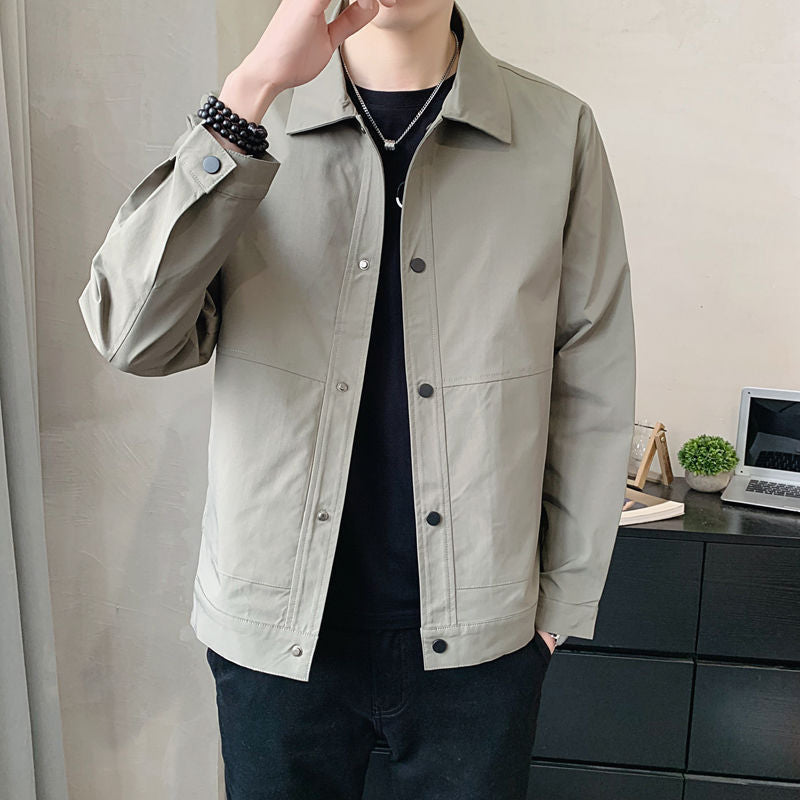 Giacca leggera casual da uomo - Comoda giacca con bottoni