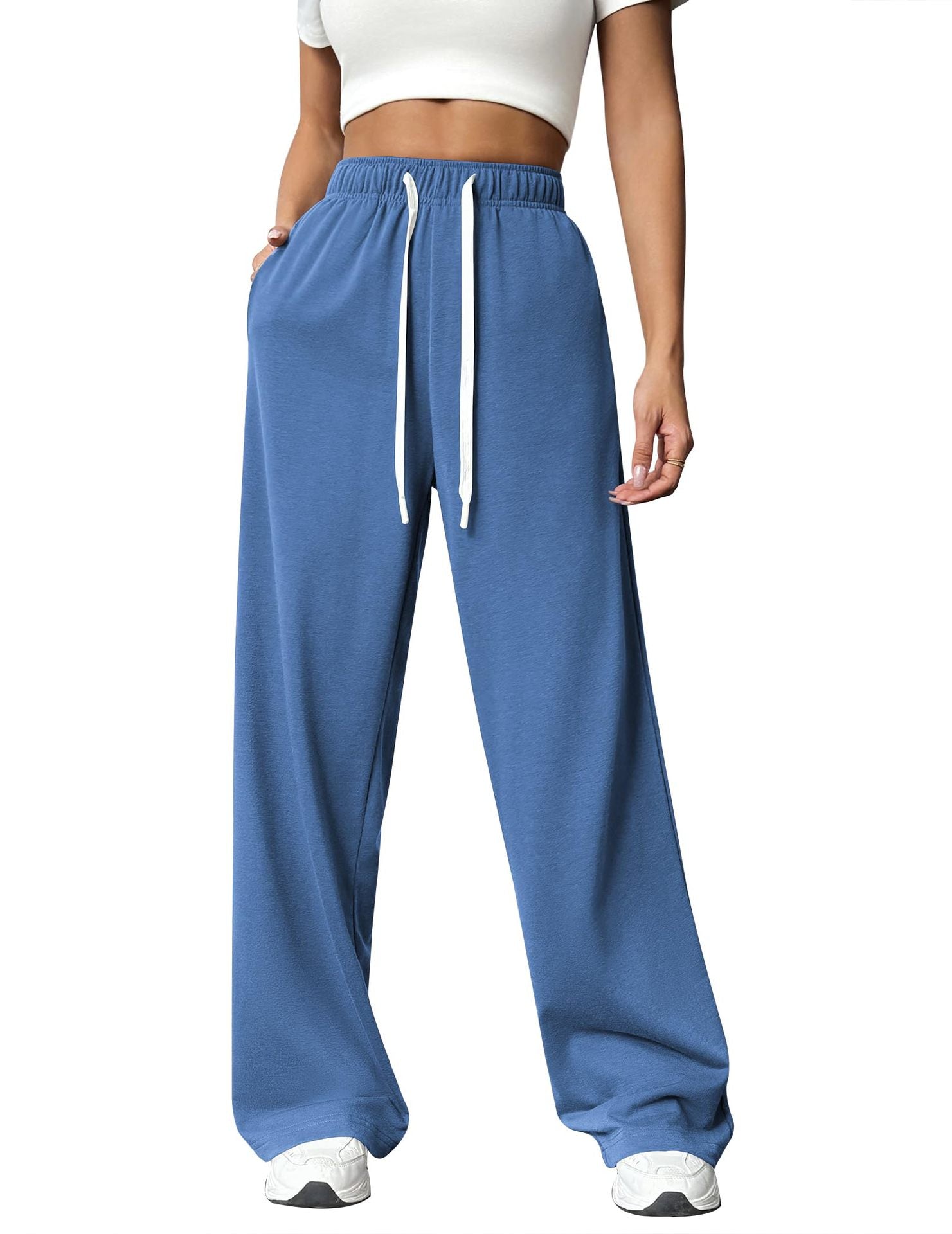 Pantaloni jogger comodi a vestibilità ampia da donna – Casual rilassati