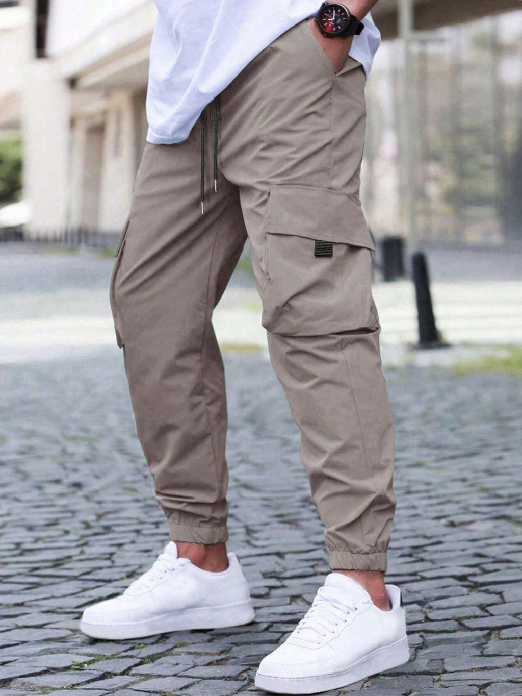 Pantaloni cargo da uomo moderni e slim fit - Pantaloni multiuso resistenti