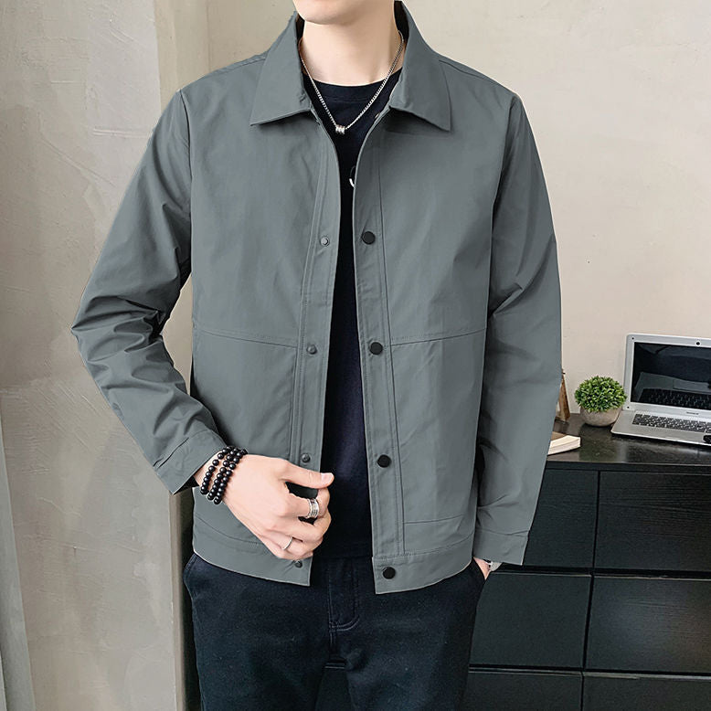 Giacca leggera casual da uomo - Comoda giacca con bottoni