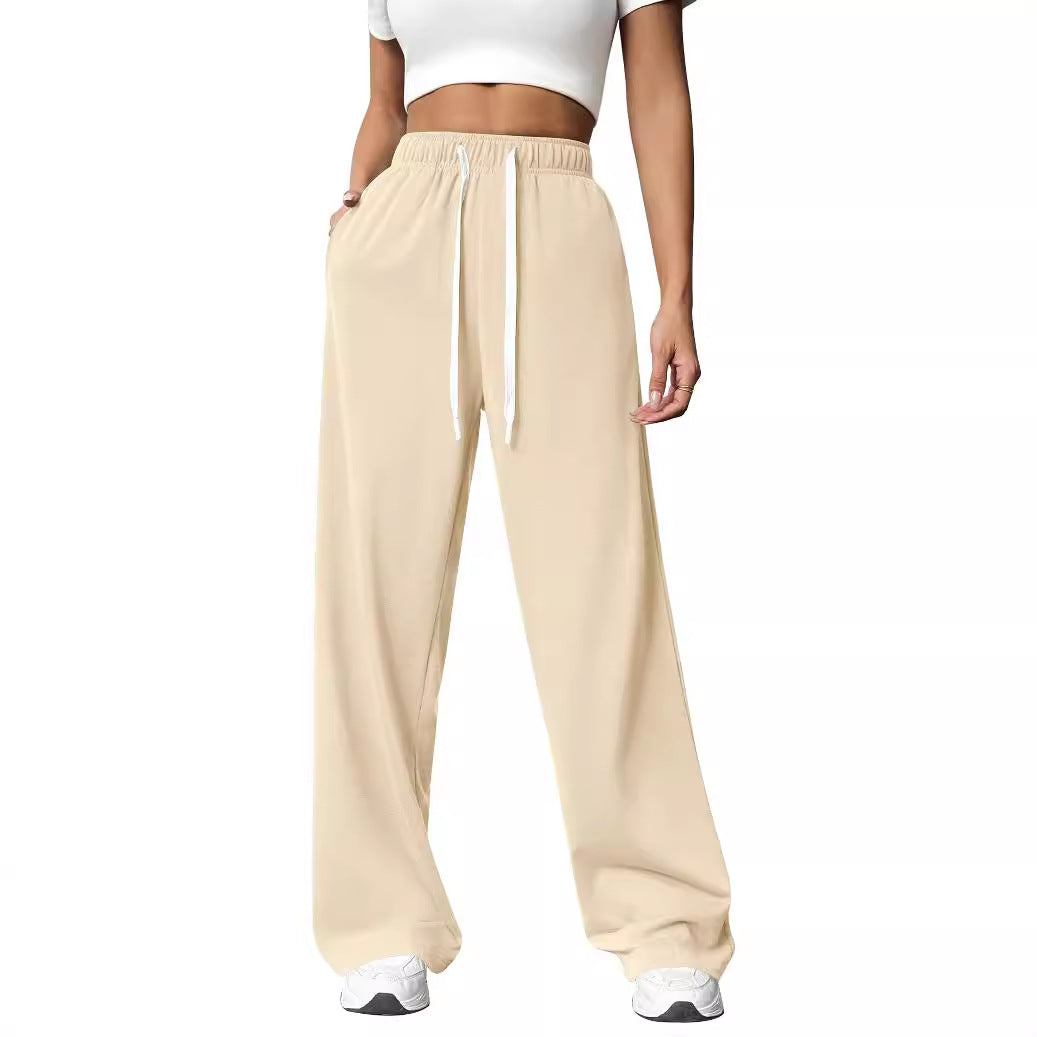 Pantaloni jogger comodi a vestibilità ampia da donna – Casual rilassati