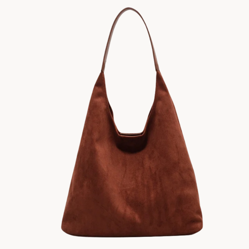 Borsa hobo in pelle scamosciata da donna - elegante e versatile per lavoro e tempo libero
