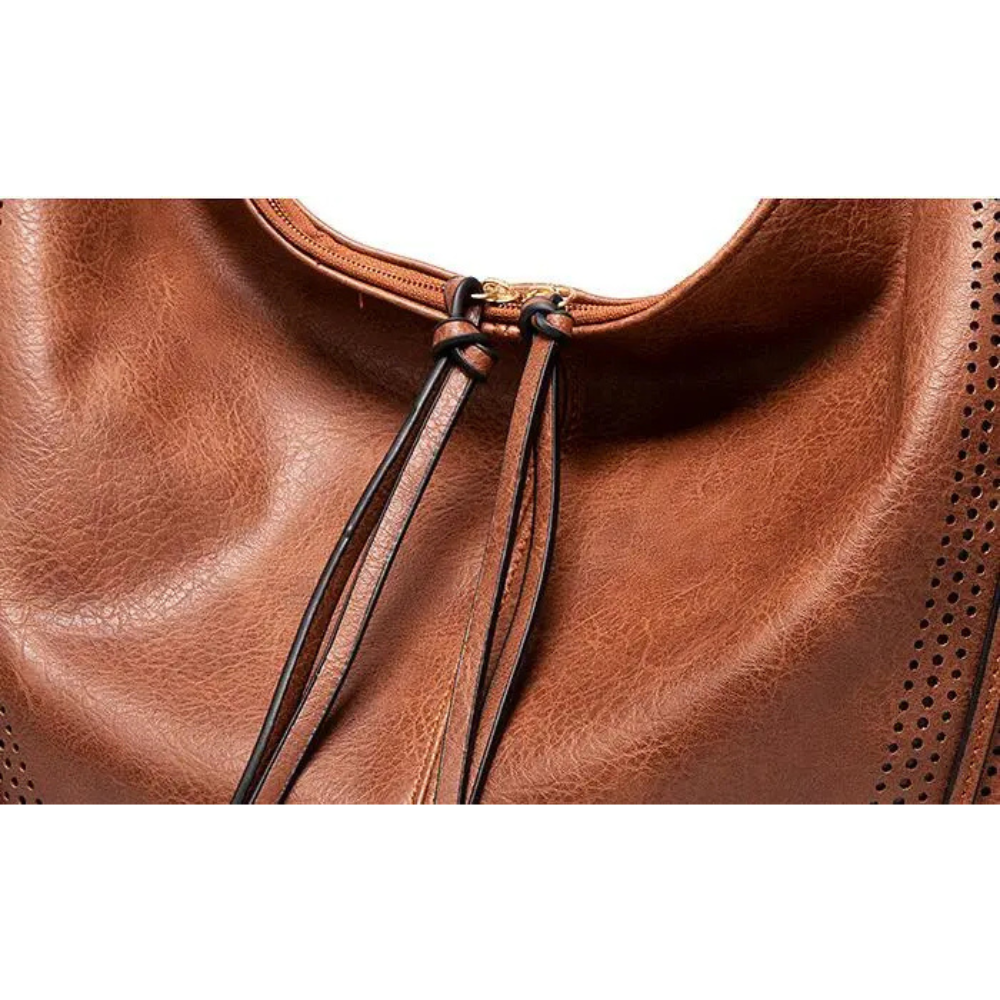 Borsa a tracolla con nappe da donna -borsa lussuosa, spaziosa e versatile