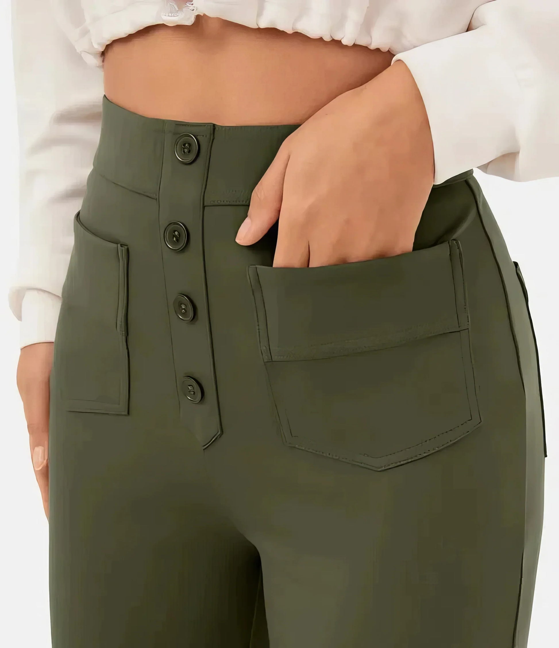 Pantaloni a vita alta da donna