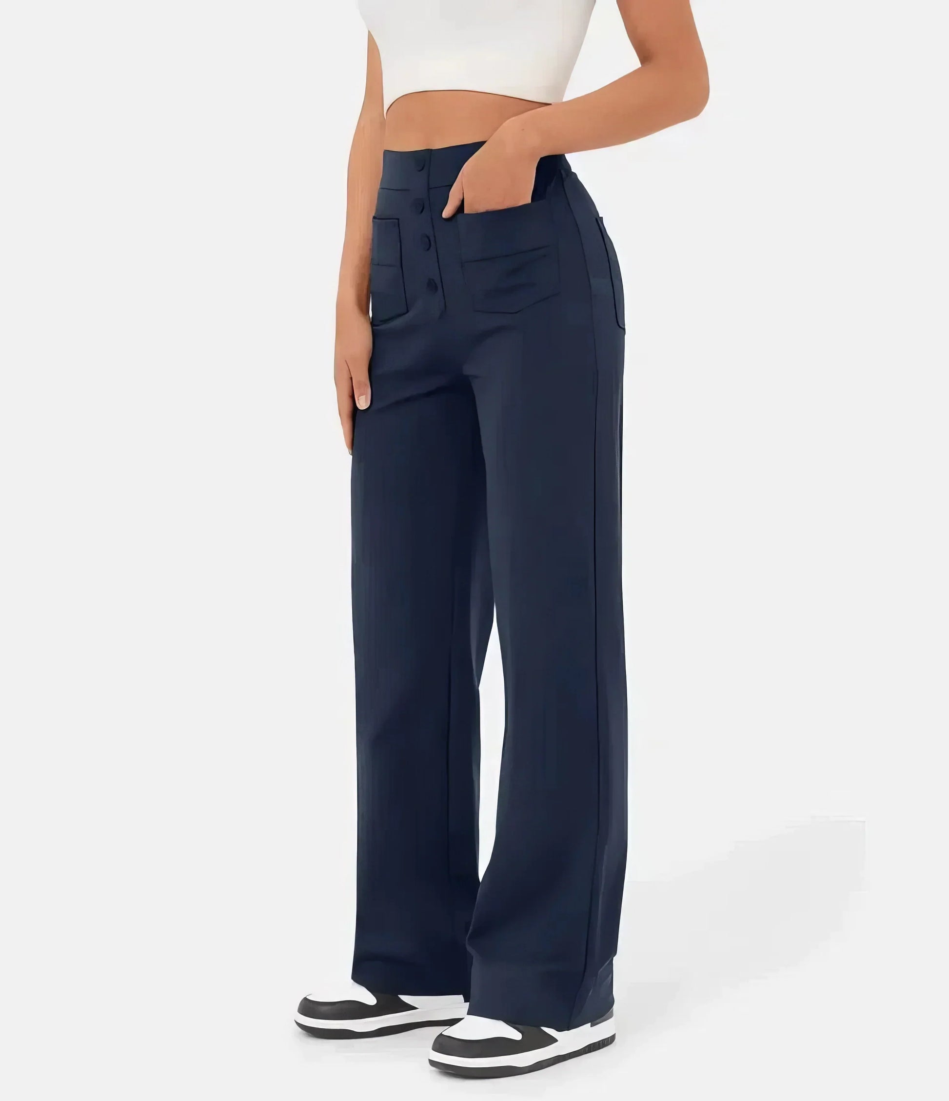 Pantaloni a vita alta da donna