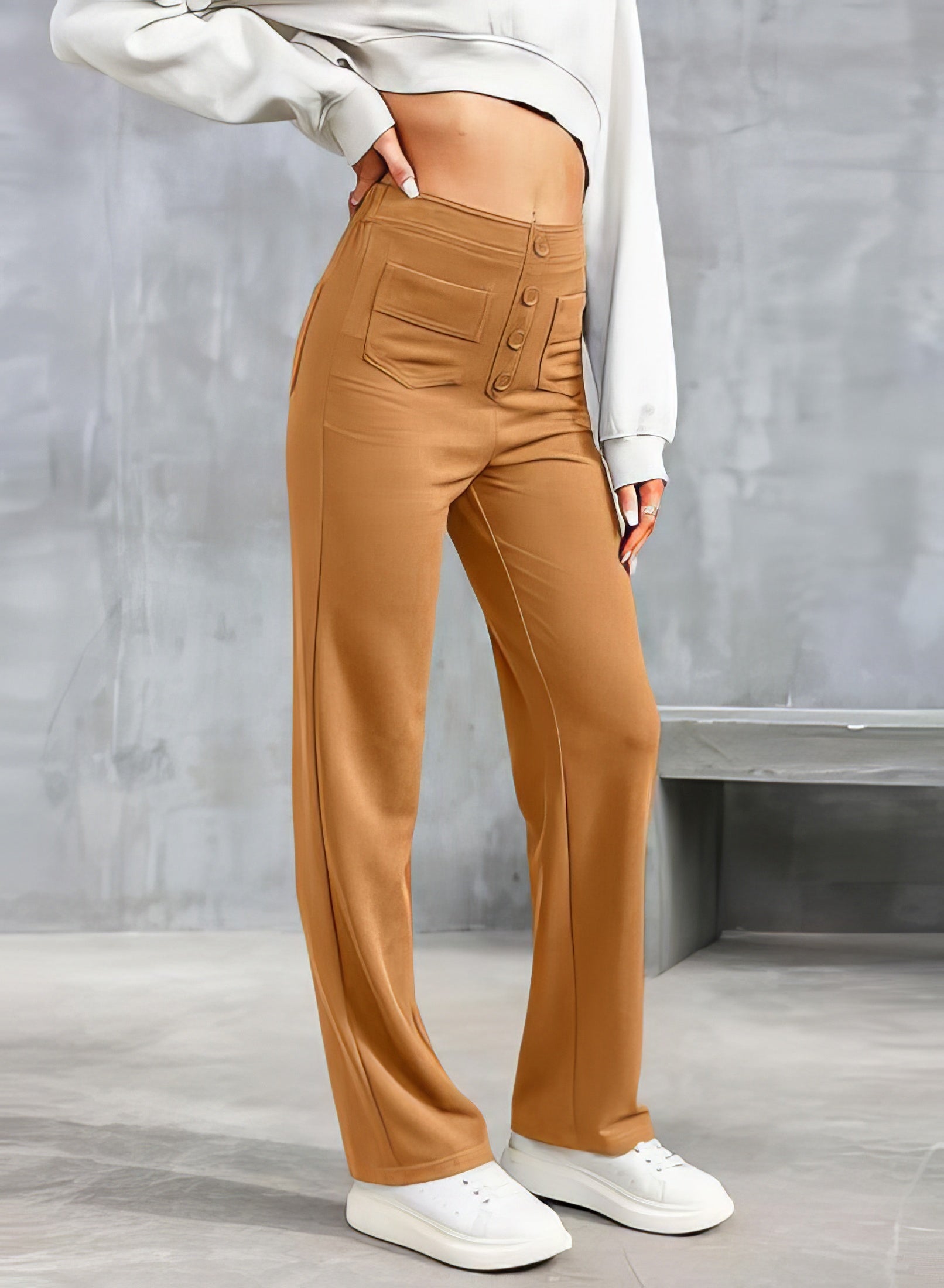 Pantaloni a vita alta da donna