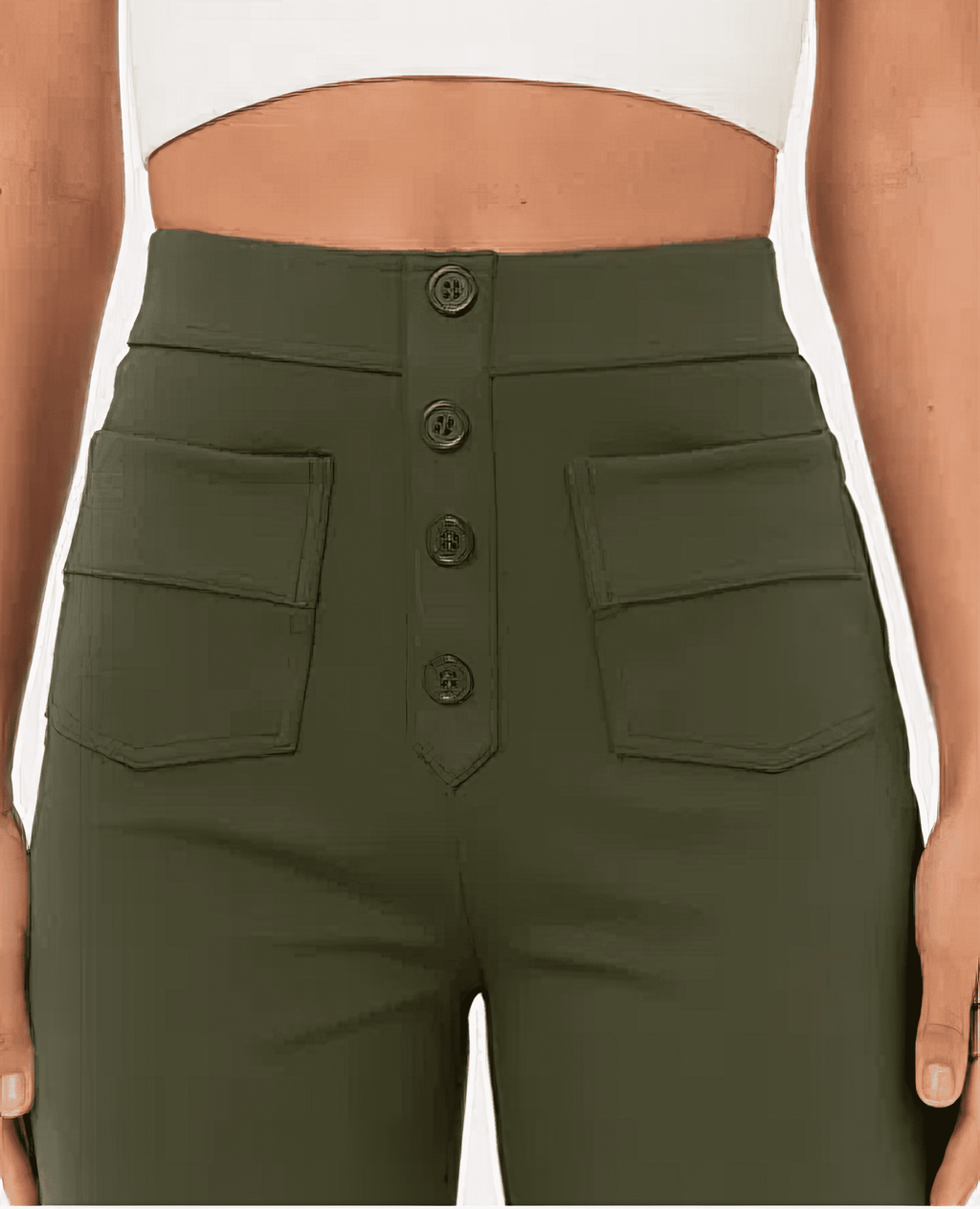 Pantaloni a vita alta da donna