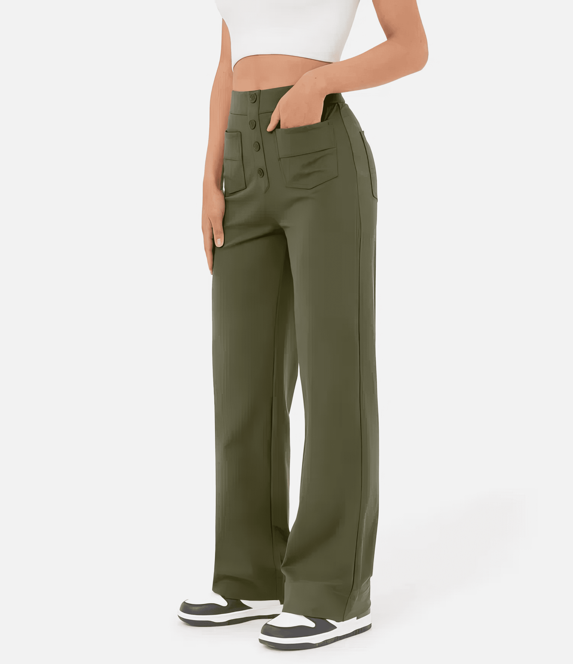 Pantaloni a vita alta da donna