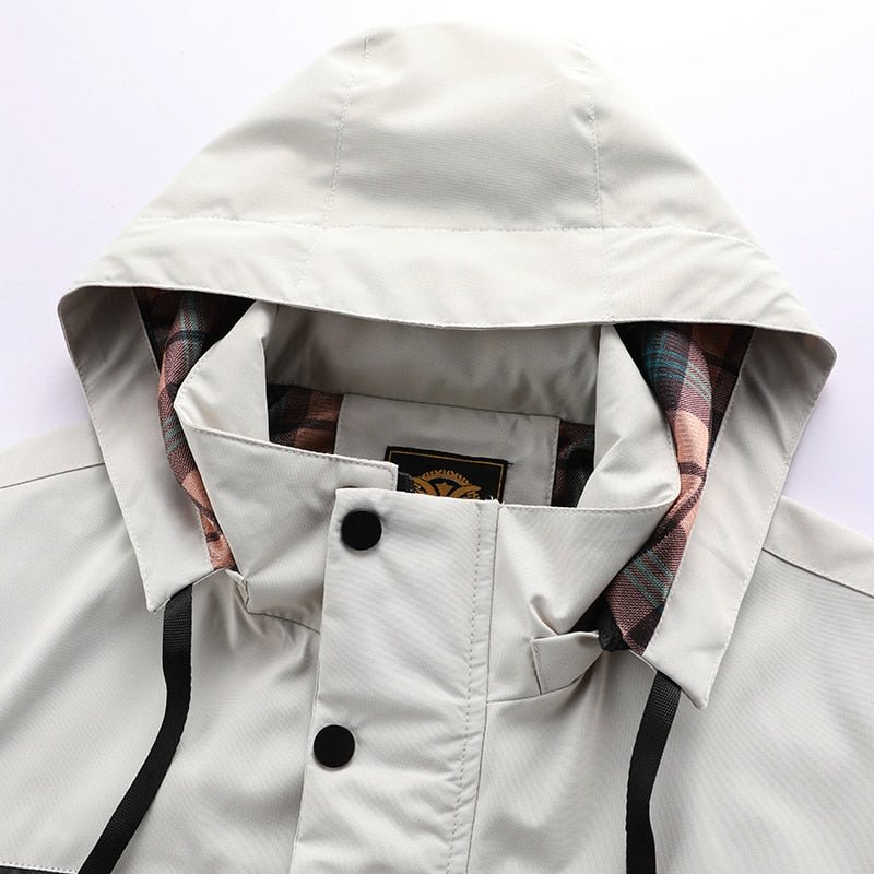 Giacca impermeabile e antivento da uomo - Comodo cappotto da esterno
