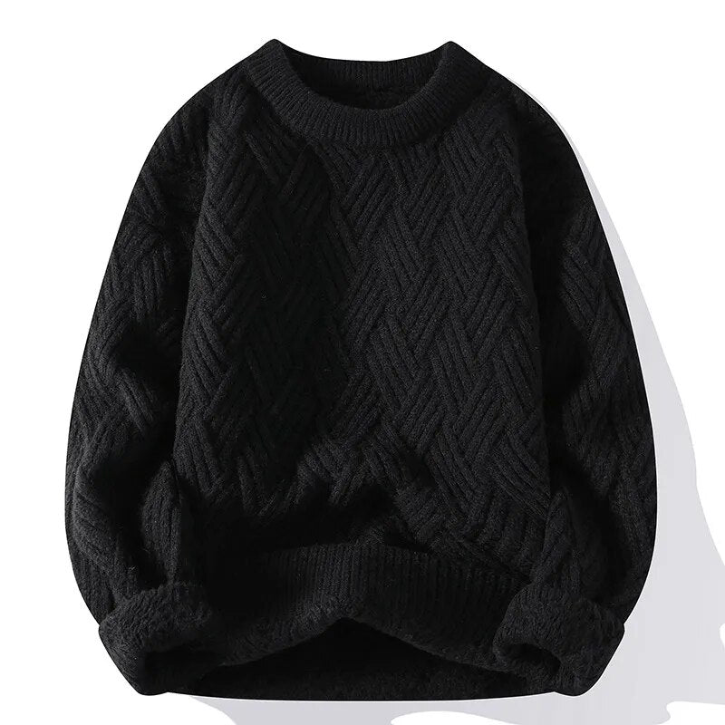 Maglione vintage da uomo - Maglione retrò caldo ed elegante