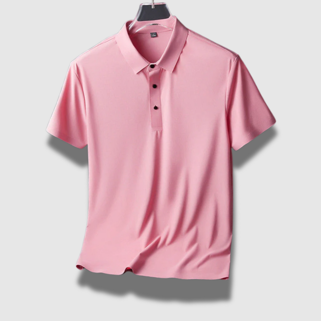 Polo in seta leggera Premium da uomo