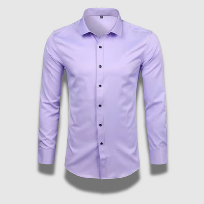 Camicia formale elasticizzata da uomo senza rughe Premium