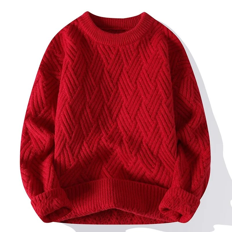 Maglione vintage da uomo - Maglione retrò caldo ed elegante