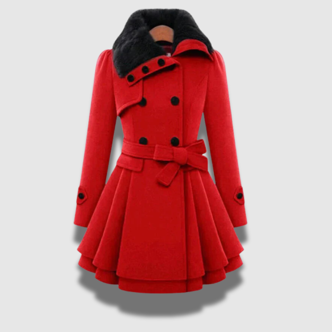 Cappotto trench lungo ed elegante da donna di qualità superiore