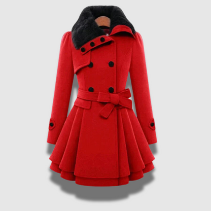 Cappotto trench lungo ed elegante da donna di qualità superiore
