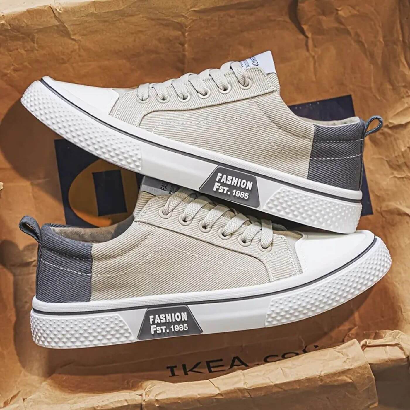 Sneakers comode e casual da uomo con lacci