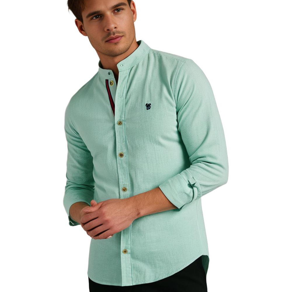 Camicia a maniche lunghe da uomo Premium, resistente e confortevole