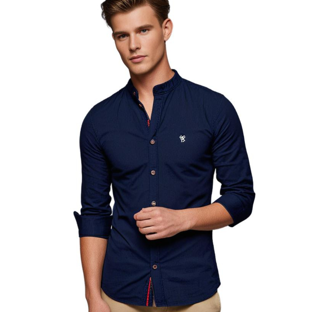 Camicia a maniche lunghe da uomo Premium, resistente e confortevole