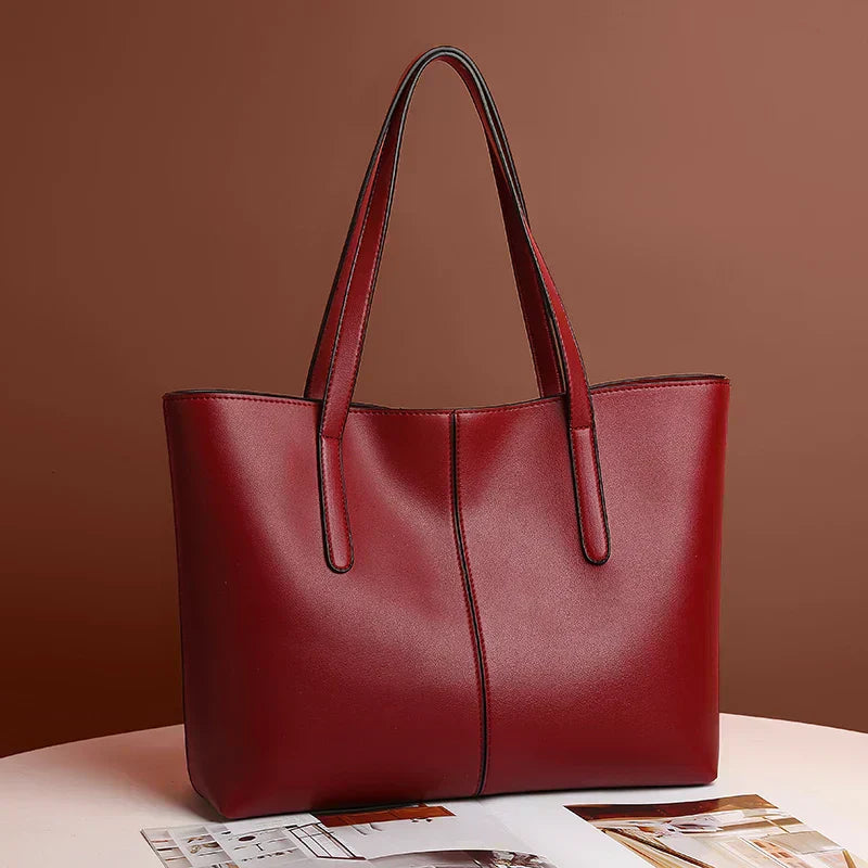 Elegante borsa a tracolla in pelle vegana