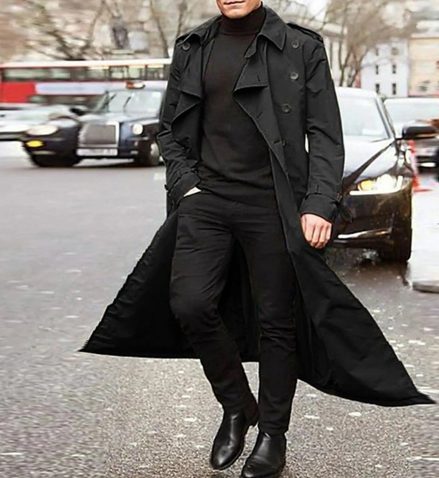 Trench casual e alla moda per uomo
