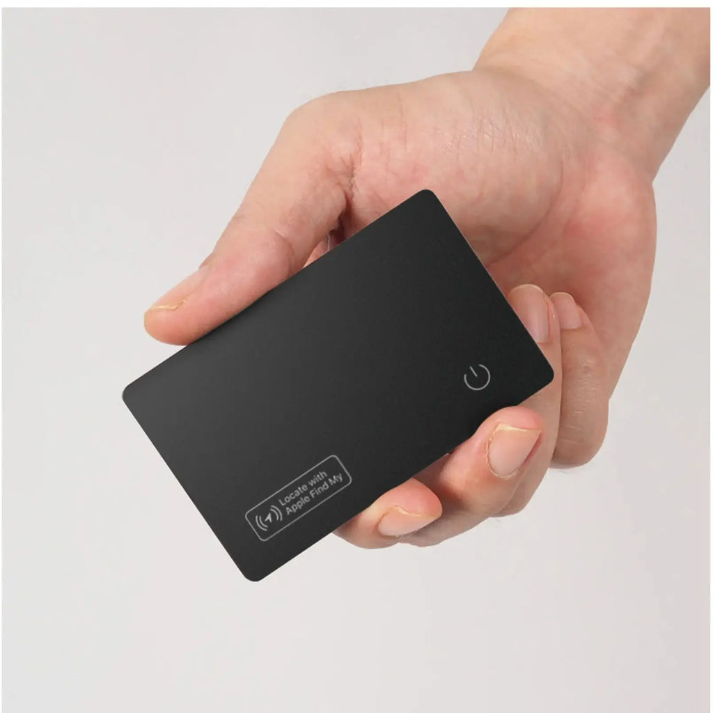 Mini localizzatore GPS con ricarica wireless - Tag di localizzazione per portafoglio per iPhone e dispositivi Apple, compatibile con Trova il mio, sostituzione AirTag