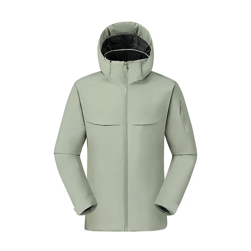 Giacca softshell casual da uomo | Con cappuccio