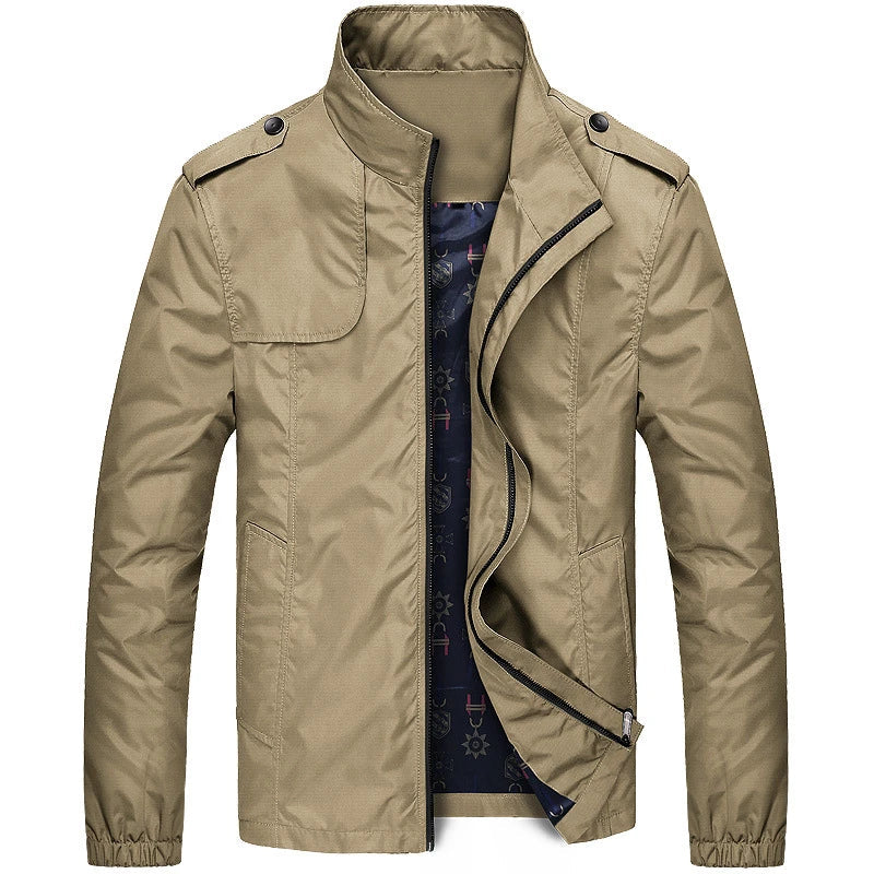 Giubbotto bomber moderno da uomo - Giacca casual con cerniera