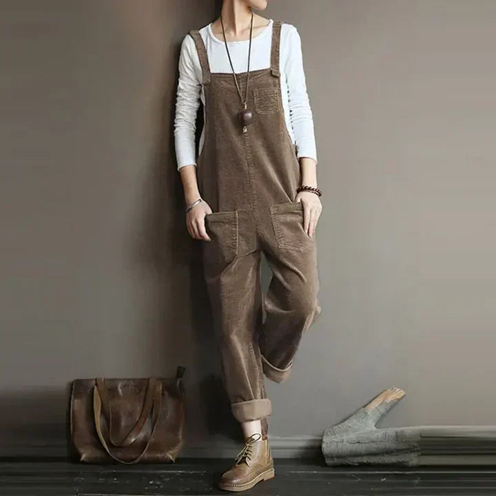 Salopette di jeans casual e di tendenza da donna
