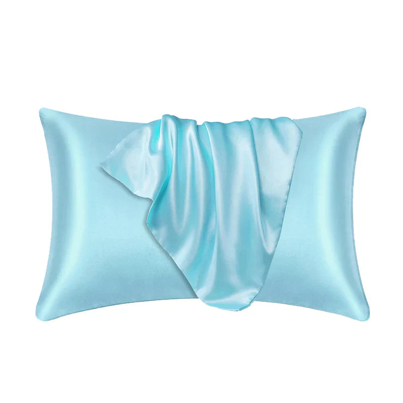 Federa di lusso in seta rinfrescante - Copertura ipoallergenica morbida e liscia per la cura di pelle e capelli sensibili, comfort traspirante per il sonno
