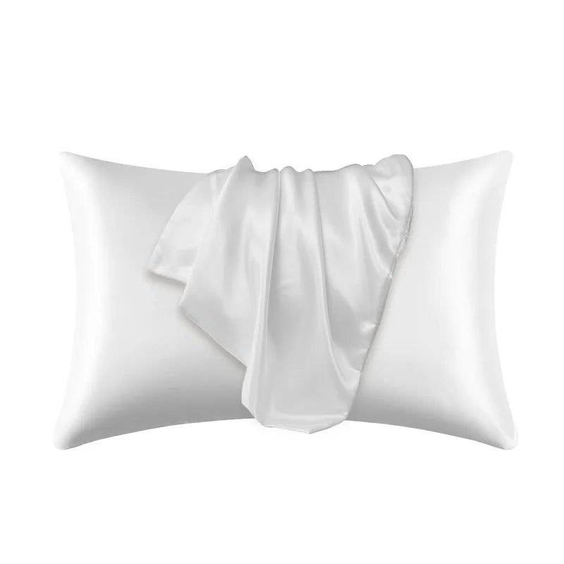 Federa di lusso in seta rinfrescante - Copertura ipoallergenica morbida e liscia per la cura di pelle e capelli sensibili, comfort traspirante per il sonno
