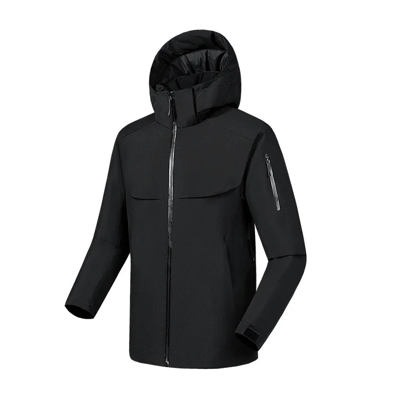 Giacca softshell casual da uomo | Con cappuccio