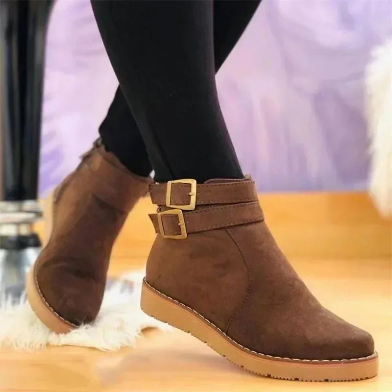 Stivaletti da donna Premium Chic - Comodi stivali con fibbia