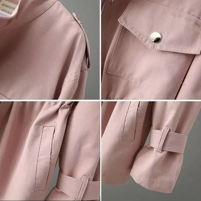 Cappotto impermeabile con bottoni da donna: eleganza e protezione quotidiana