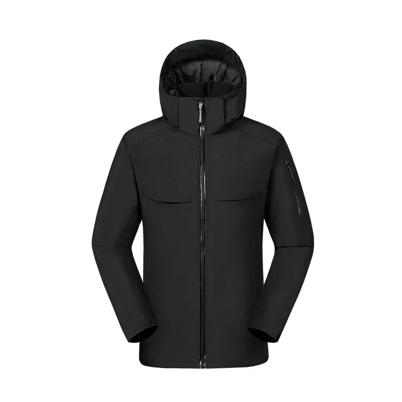 Giacca softshell casual da uomo | Con cappuccio